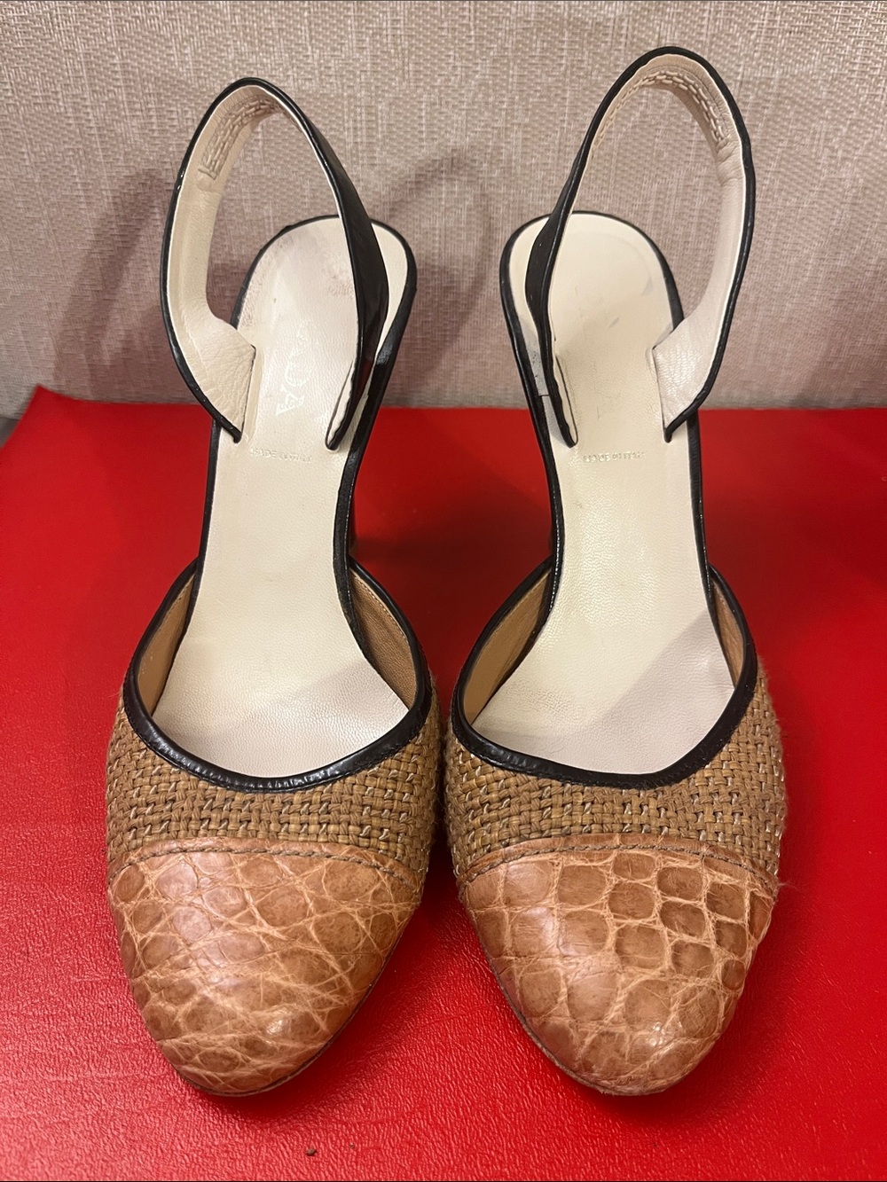 Prada Crocodile mules & clogs size 37.5